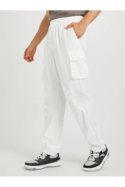 Styli Oversized Open Hem Cargo Joggers with Panel Detail