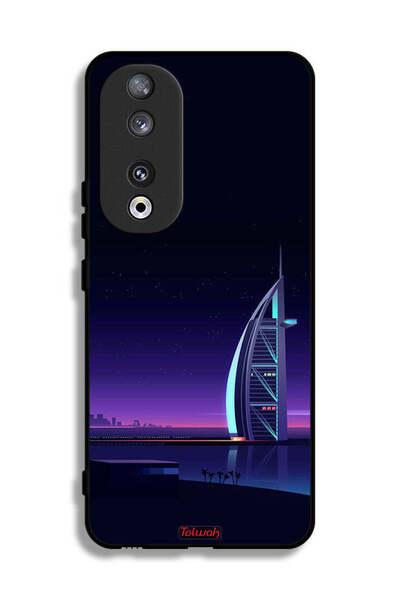 Tolwak غطاء حماية لهاتف Honor 90 - فن برج العرب الرقمي