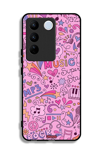 Tolwak غطاء حماية لهاتف Vivo S16 - علامات موسيقية