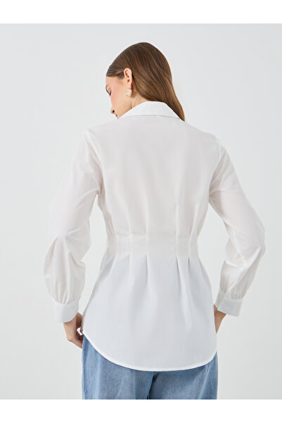 Take Two By Styli Solid Spread Collar Buttoned Shirt