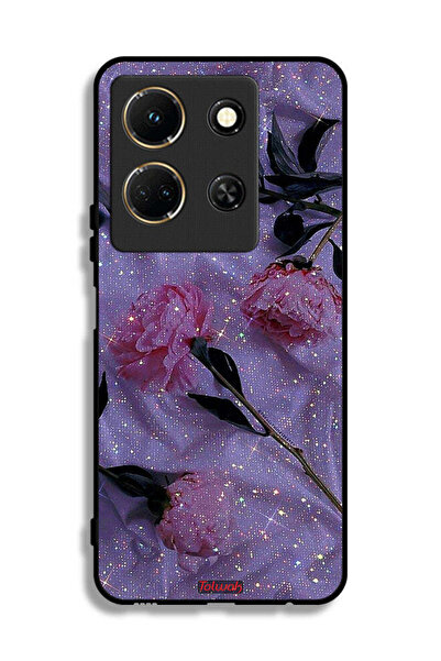 Tolwak غطاء حماية لهاتف إنفينيكس نوت 30 بنقشة ورود لامعة