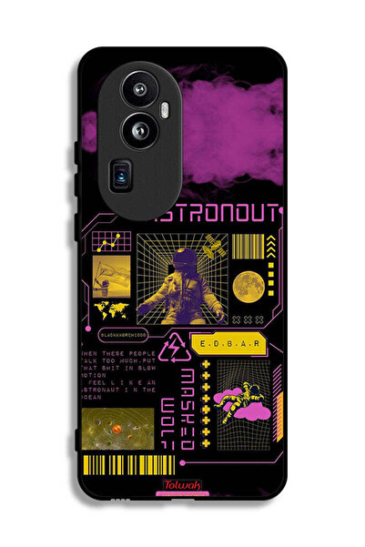 Tolwak غطاء حماية لهاتف Oppo Reno10 Pro Plus بملصق رائد فضاء