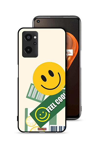 Tolwak Realme 9i 4G Protective Case Cover Feel Cool Sticker