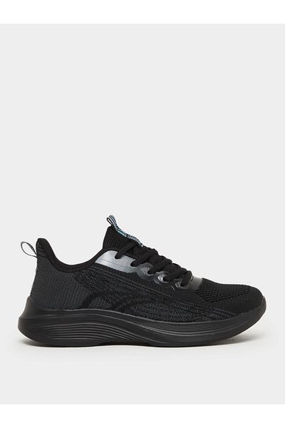 Styli Textured Mesh Lace Up Sneakers
