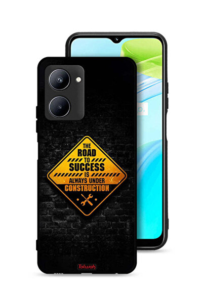 Tolwak غطاء حماية Realme C33 الطريق إلى النجاح دائمًا قيد الإنشاء