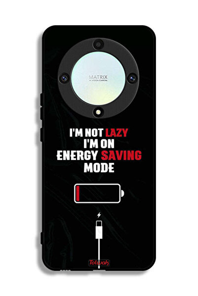 Tolwak غطاء حماية لهاتف Honor X9a - أنا لست كسولاً، أنا في وضع توفير الطاقة