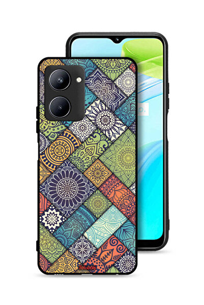 Tolwak غطاء حماية لهاتف Realme C33 بنمط ماندالا