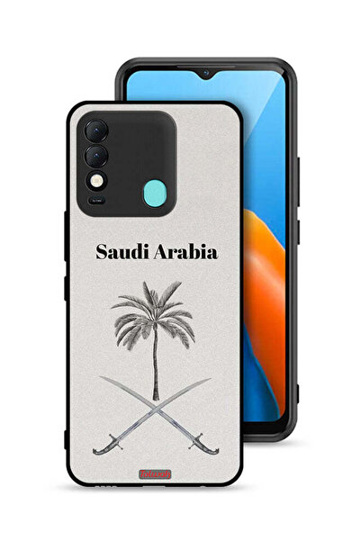 Tolwak غطاء حماية لهاتف تكنو سبارك 8 بشعار المملكة العربية السعودية