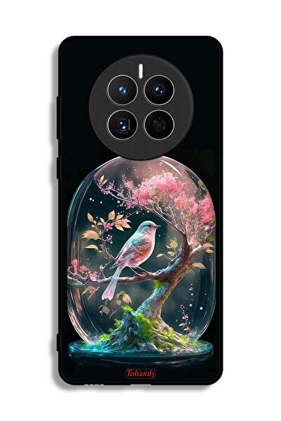 Tolwak غطاء حماية لهاتف هواوي ميت 50E بتصميم طائر في جرة