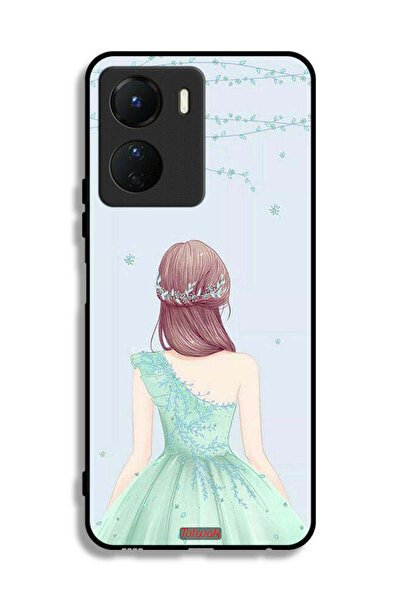 Tolwak Vivo Y16 Protective Case Cover Cute Girl In Floral Dress