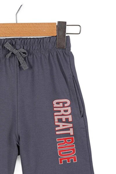 Ege Bebek Tight Mold! Erk K Children 4-11 Years Pocket Summer Detail Shorts Bottom Top Set