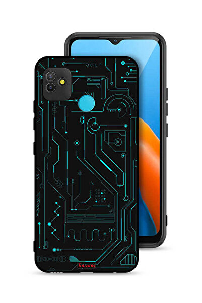 Tolwak Tecno Pop 5 Protective Case Cover Digital Art Circuits Minimalism Mult...