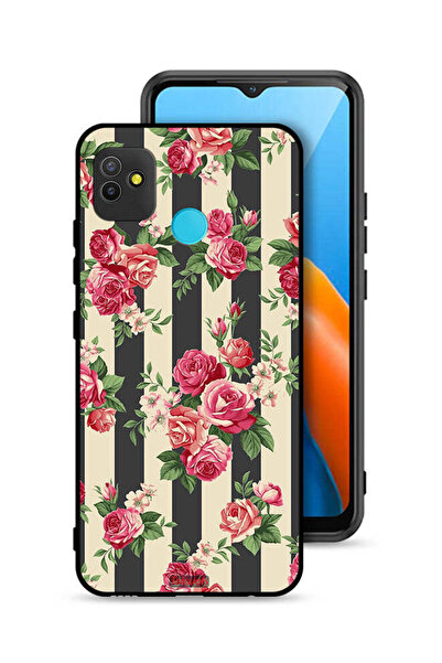 Tolwak Tecno Pop 5 Protective Case Cover Roses Pattern