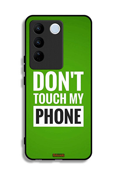 Tolwak Vivo V27e Protective Case Cover Do Not Touch My Phone