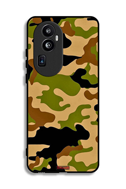 Tolwak غطاء حماية لهاتف Oppo Reno10 Pro Plus بنمط رقمي تجريدي مموه