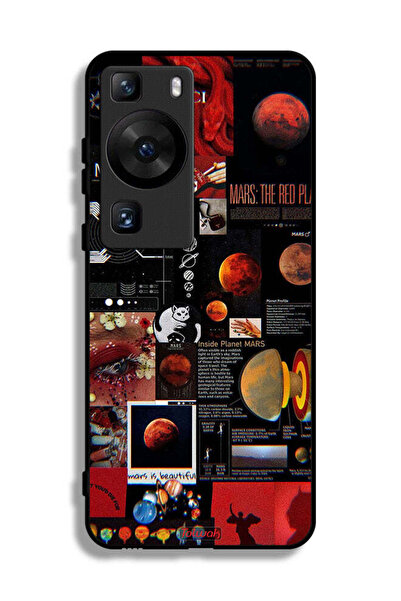 Tolwak غطاء حماية لهاتف هواوي P60 Pro بتصميم مارس آرت