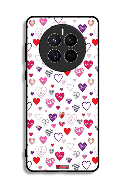 Tolwak غطاء حماية لهاتف هواوي ميت 50E بنقشة قلوب