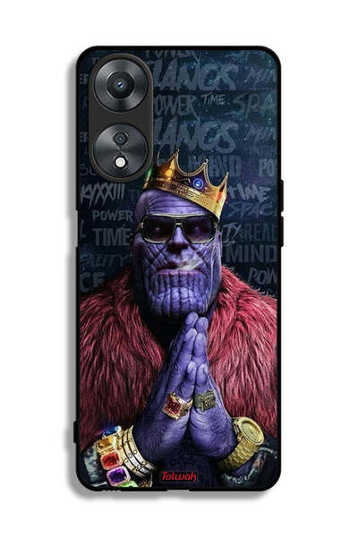 Tolwak Oppo A58 5G Protective Case Cover Thanos Power