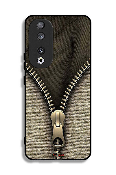 Tolwak غطاء حماية بنمط سحاب لهاتف Honor 90