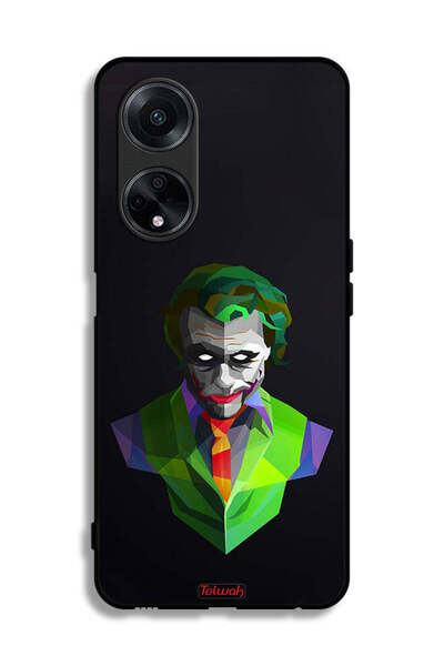 Tolwak غطاء حماية لهاتف Oppo A1 5G برسومات الجوكر التجريدية