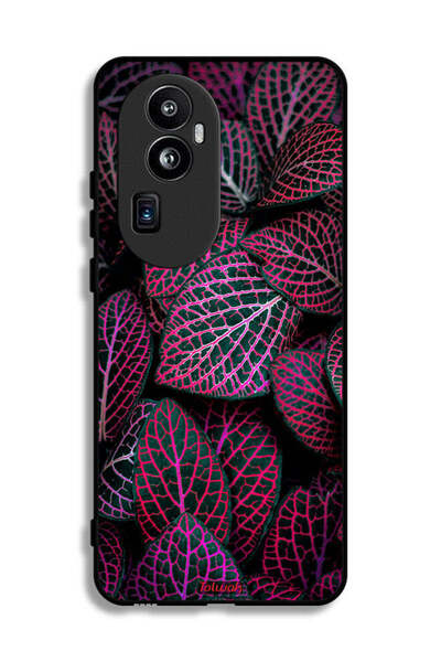 Tolwak غطاء حماية لهاتف Oppo Reno10 Pro Plus بنقشة أوراق سالجا