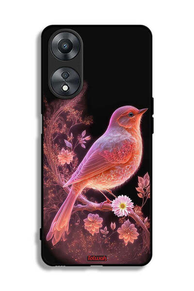 Tolwak غطاء حماية لهاتف Oppo A58 5G برسومات طيور لطيفة
