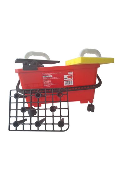 Plastik Components T.T. Tiler's bucket set for applying and washing grout, 24 L