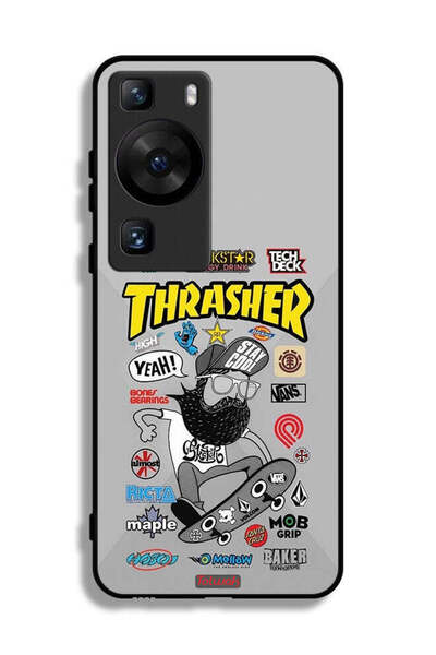 Tolwak غطاء حماية لهاتف Huawei P60 Pro ملصق Thrasher