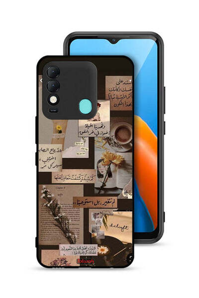 Tolwak غطاء حماية لهاتف تكنو سبارك 8 بنقشة اقتباسات عربية عتيقة