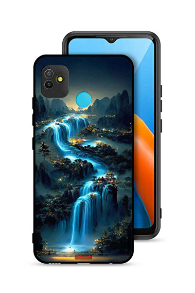 Tolwak Tecno Pop 5 Protective Case Cover Waterfall Art