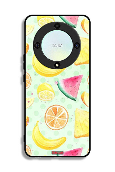 Tolwak غطاء حماية لهاتف Honor X9a بتصميم فن الألوان المائية والفواكه