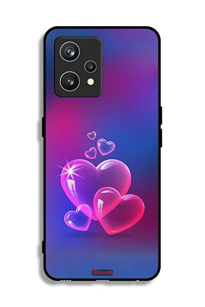Tolwak غطاء حماية لهاتف Realme 9 Pro Plus بتصميم قلوب مائية