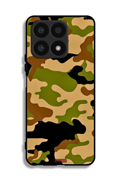 Tolwak Honor X8a Protective Case Cover Camouflage Abstract Digital Pattern
