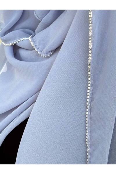 ALDIRA Chiffon Shawl with Stone Edge 180 Santa with Stones