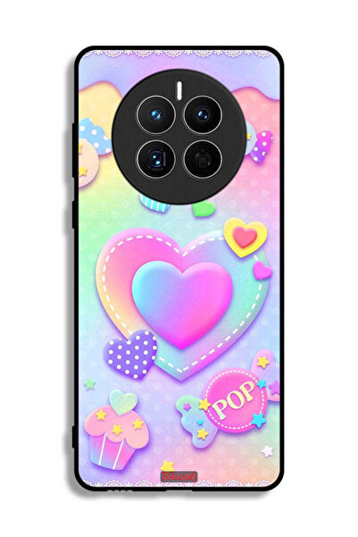 Tolwak غطاء حماية لهاتف هواوي ميت 50E برسومات قلوب البوب