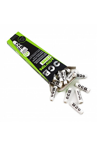 OCB Filtre Conice cu carbune activ OCB Extra Slim 6-8mm x25