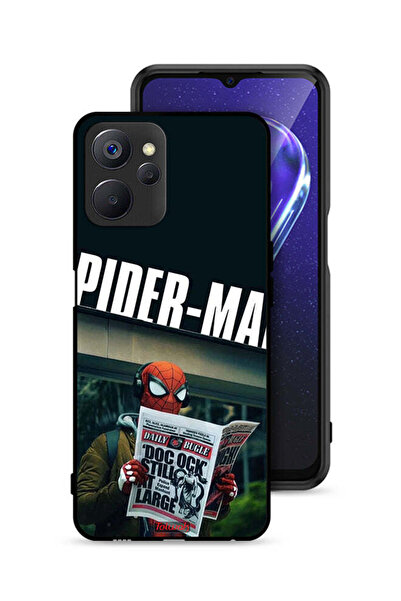 Tolwak غطاء حماية لهاتف Realme 9i 5G سبايدرمان يقرأ جريدة