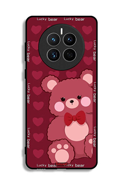 Tolwak غطاء حماية لهاتف هواوي ميت 50E - الدب المحظوظ