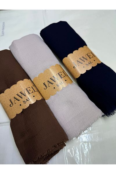 JAWEL ŞAL Jawel Comfort Shawl Campaign 3 Pieces