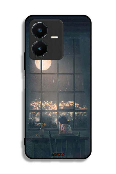 Tolwak غطاء حماية لهاتف Vivo Y22s مع صورة القمر