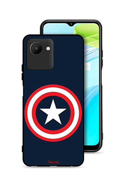 Tolwak Realme C30s Protective Case Cover Captain America