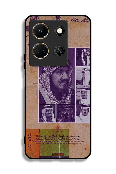 Tolwak Infinix Note 30 Protective Case Cover Saudi Kings Vintage Photos