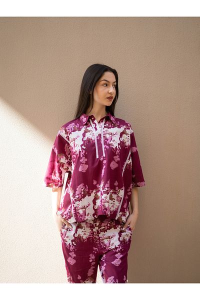 Sanskrutihomes By Styli Pure Cotton Printed Top and Pyjama Set