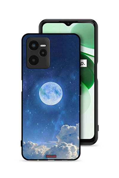 Tolwak Realme C35 Protective Case Cover Moon Clouds