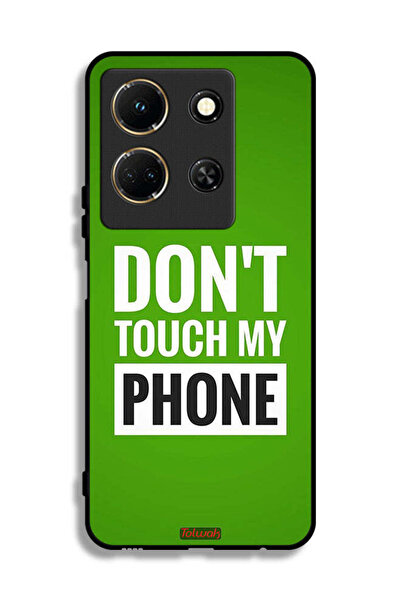 Tolwak Infinix Note 30 Protective Case Cover Do Not Touch My Phone