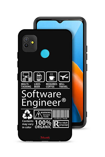 Tolwak غطاء حماية لهاتف تكنو بوب 5، ملصق مهندس برمجيات