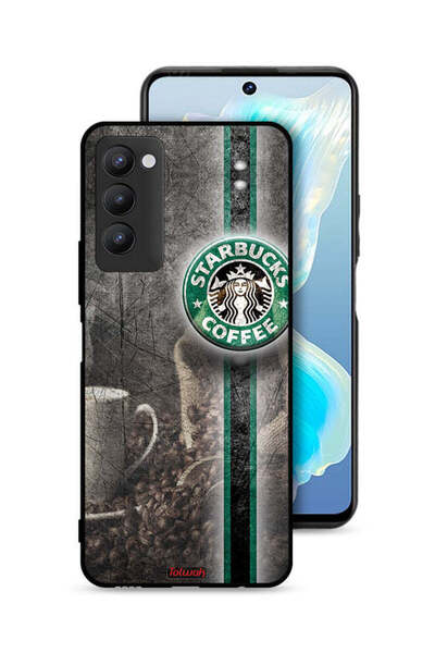 Tolwak Tecno Camon 18 Protective Case Cover Coffee Art
