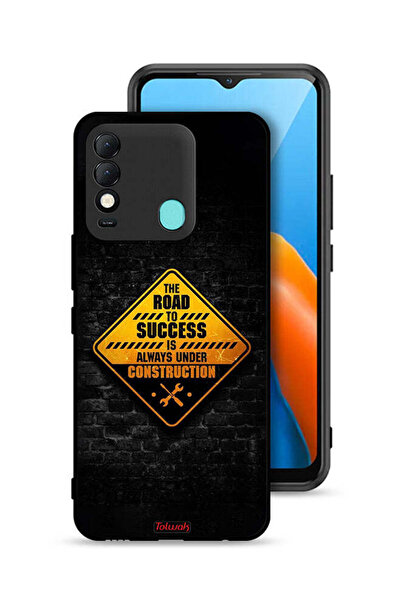 Tolwak غطاء حماية لهاتف Tecno Spark 8 الطريق إلى النجاح دائمًا قيد الإنشاء