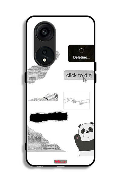 Tolwak غطاء حماية لهاتف Oppo Reno 8T 5G، ملصق باندا