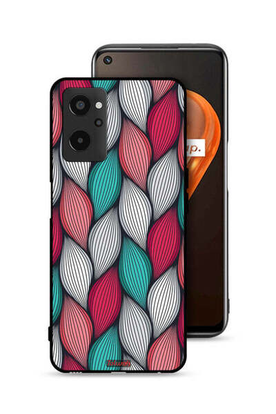 Tolwak غطاء حماية بنقشة ريش لهاتف Realme 9i 4G